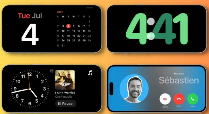 海东苹果手机维修分享iOS17横屏充电待机显示有什么好处 