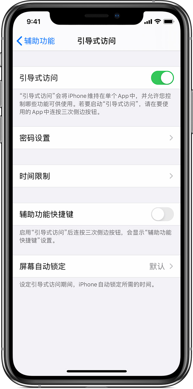 海东苹果手机维修分享如何在 iPhone 上退出引导式访问 