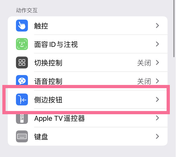 海东苹果14维修店分享iPhone14 Plus侧键双击下载功能关闭方法 